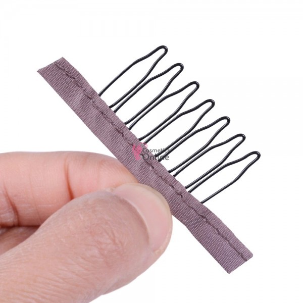 Agrafa de par pentru cusut peruci sau extensii MAP12 cu 7 pini Saten Mediu